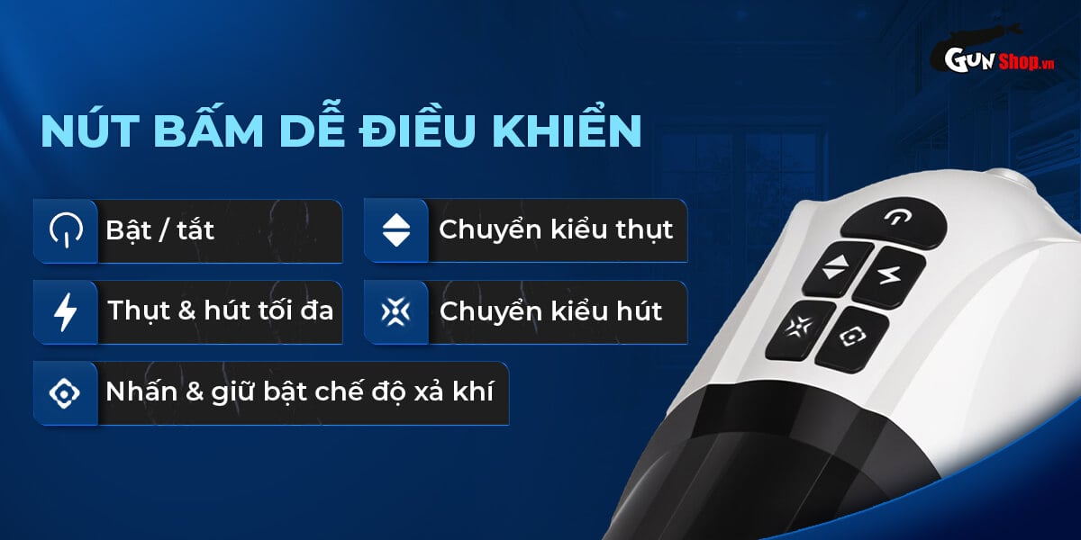 Âm đạo giả đa năng AierLe rung thụt hút sưởi ấm cực đã