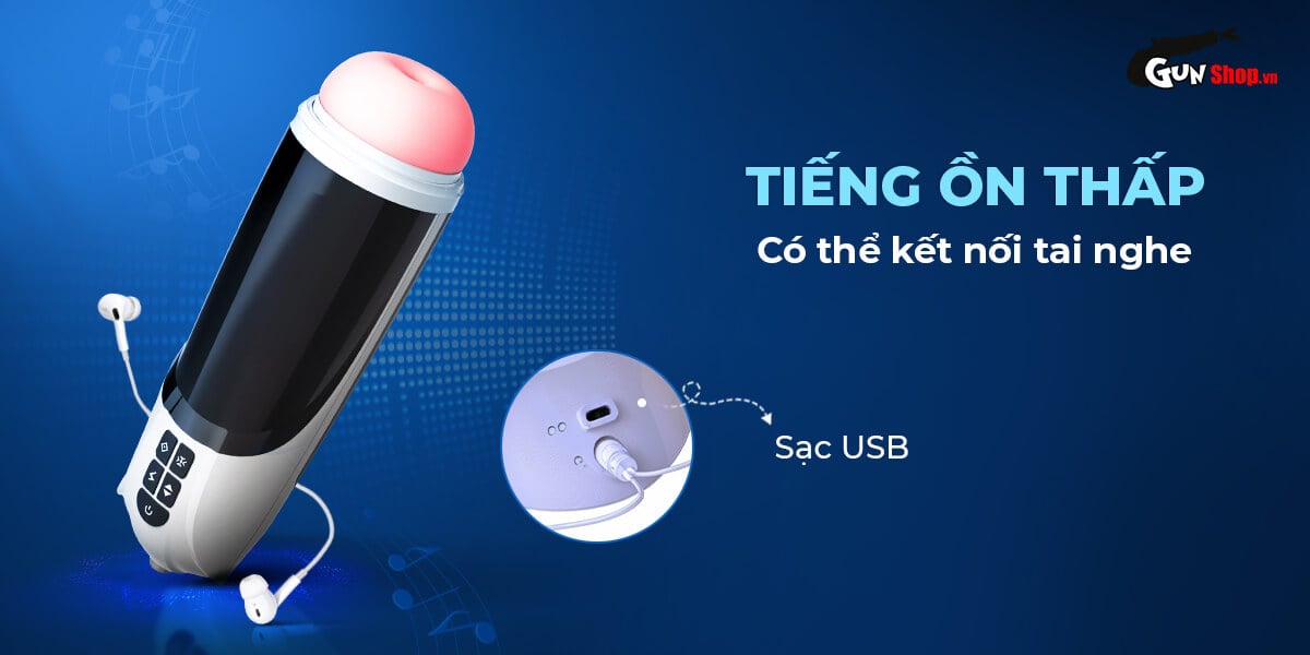 Âm đạo giả đa năng AierLe rung thụt hút sưởi ấm cực đã