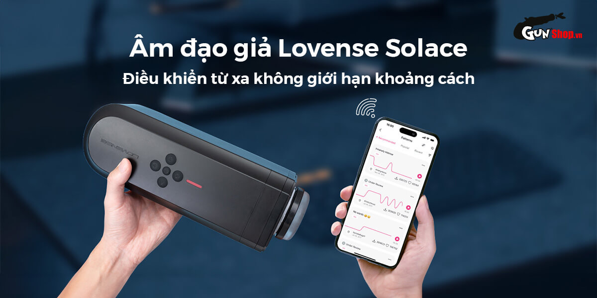 Âm đạo giả Lovense Solace cao cấp đa năng siêu thực giá tốt