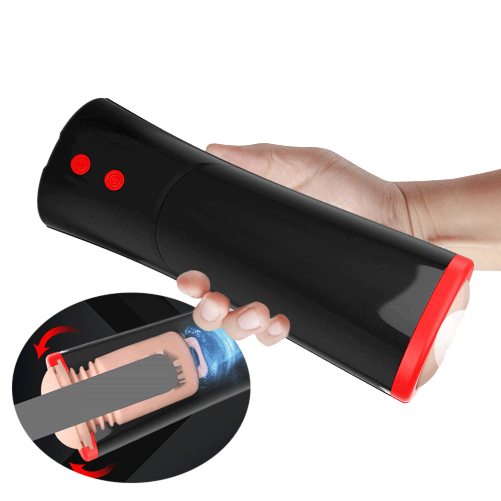 Âm đạo giả tự thụt Prettylove Ozzy silicon y tế rung