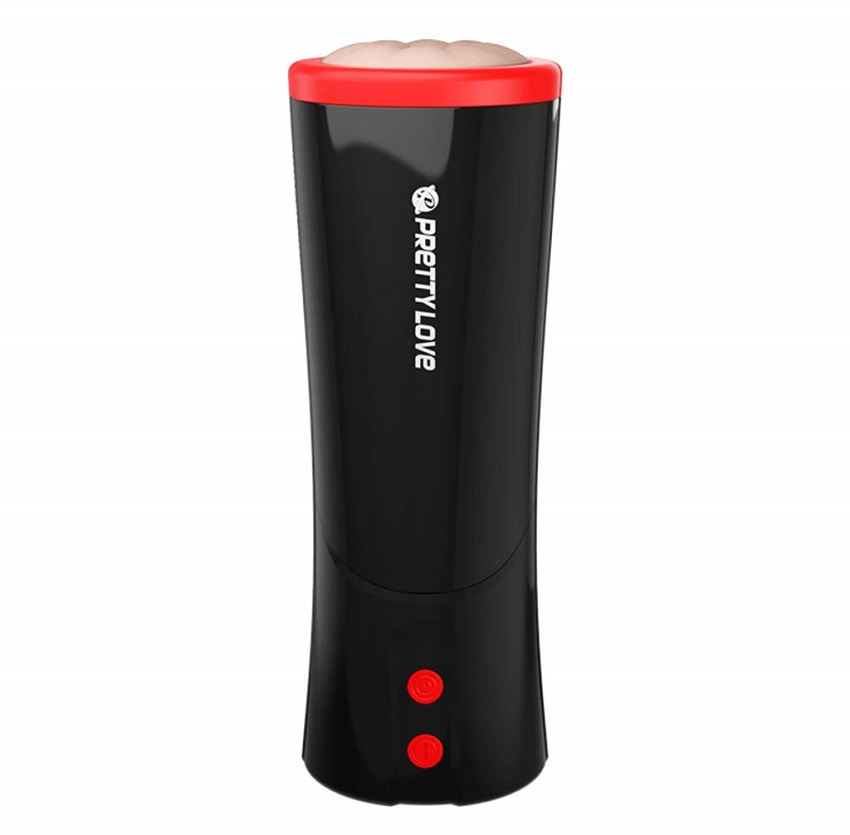 Âm đạo giả tự thụt Prettylove Ozzy silicon y tế rung