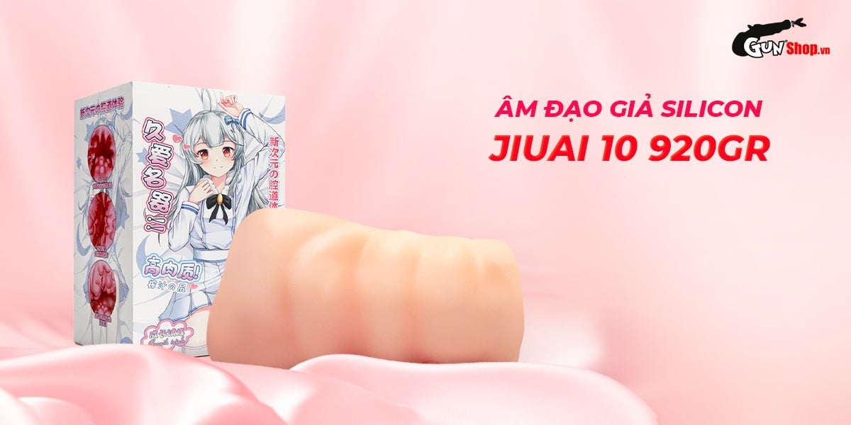 Âm đạo giả silicon Jiuai 10 thiết kế tinh tế nâng cao khoái cảm