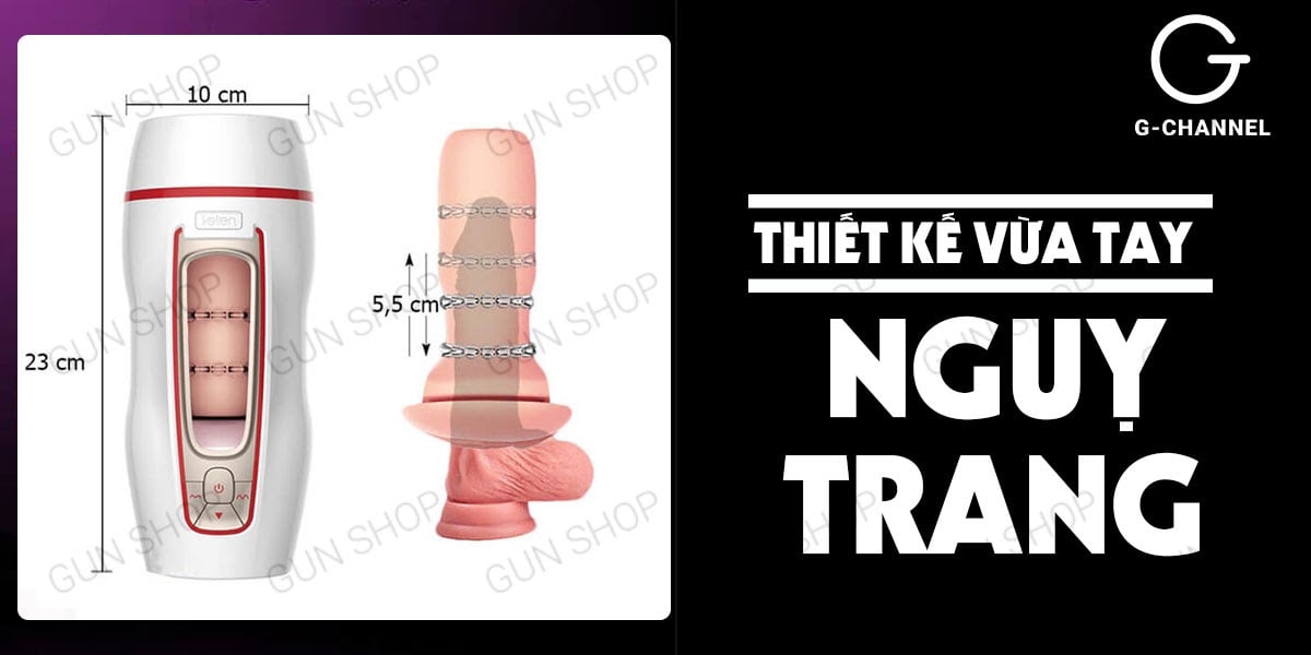 Âm đạo giả Leten 7 chế độ rung sạc điện tăng khoái cảm