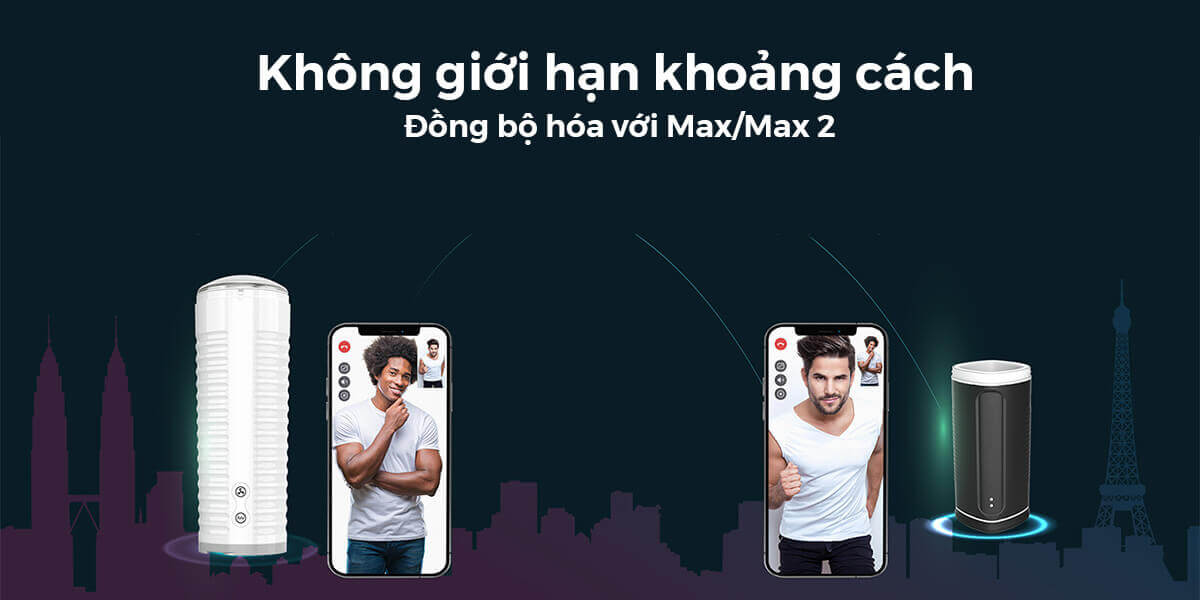 Âm đạo giả Lovense Calor điều khiển qua app rung tỏa nhiệt hiện đại