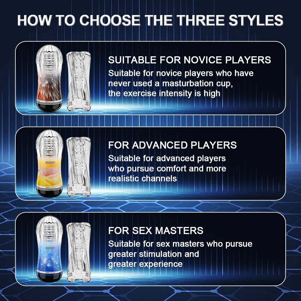 Cốc thủ dâm trong suốt Fervent X mềm mại dễ sử dụng giá rẻ