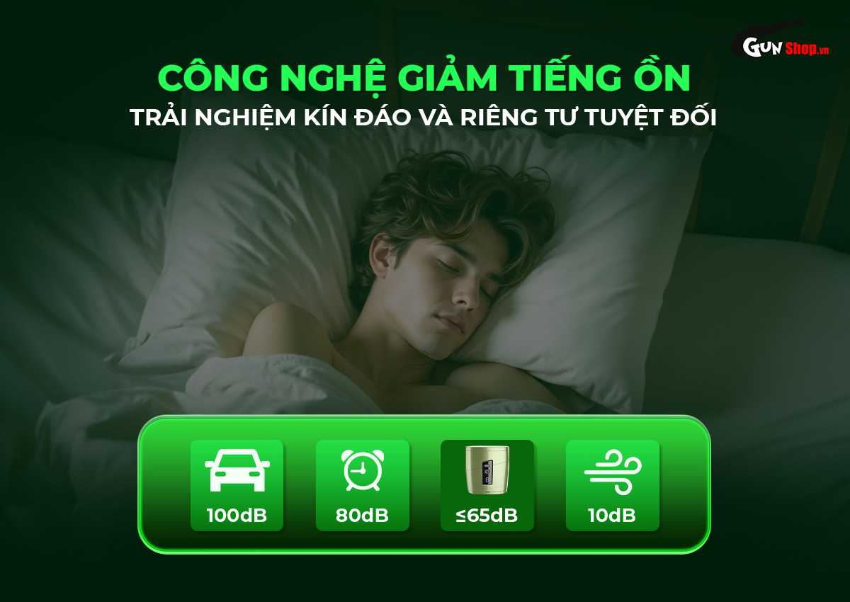 Cốc thủ dâm Erectile Stem Ailebo rung thụt xoay âm đạo giả nhỏ gọn tiện lợi