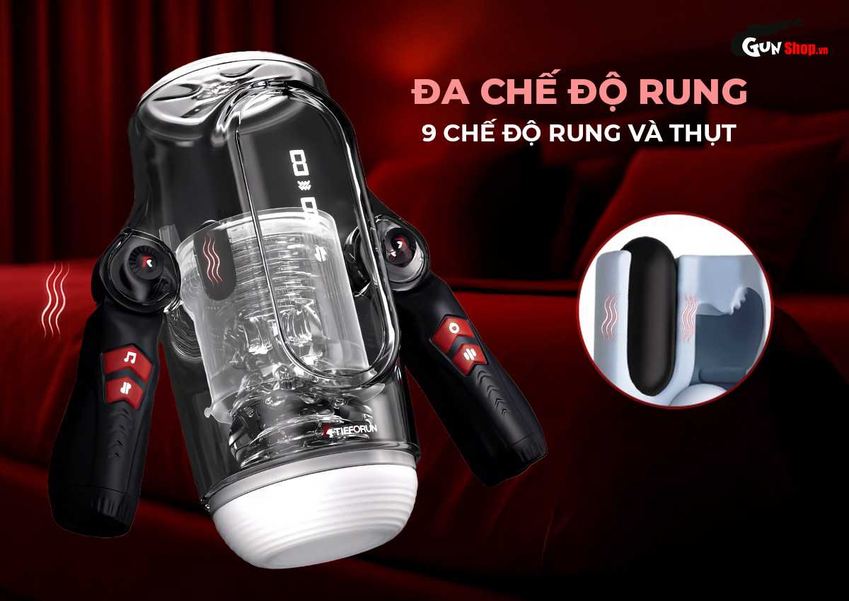 Âm đạo giả Yeain Tifforun KingKong rung thụt tự động cao cấp Âm đạo giả Yeain Tifforun KingKong rung thụt tự động cao cấp