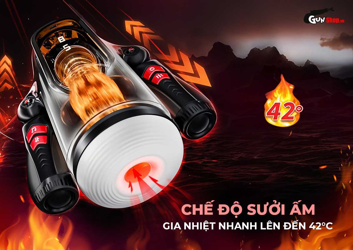 Âm đạo giả Yeain Tifforun KingKong rung thụt tự động cao cấp Âm đạo giả Yeain Tifforun KingKong rung thụt tự động cao cấp