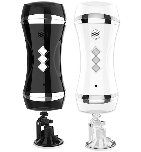 Âm đạo giả đa năng silicon mềm mại sạc điện có đế Jiuai