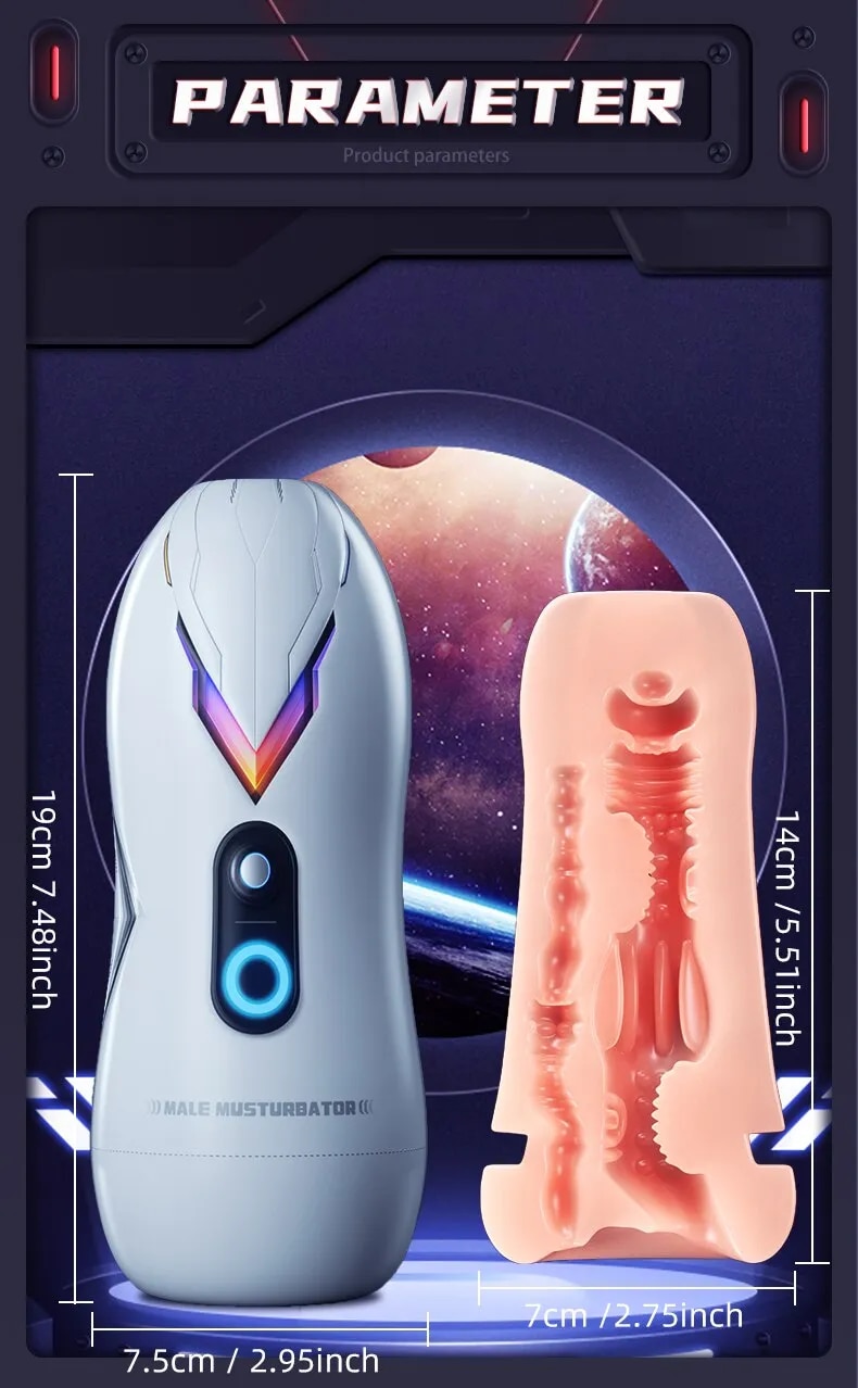 Âm đạo giả Mecha rung cho nam giới thủ dâm tự sướng cao cấp