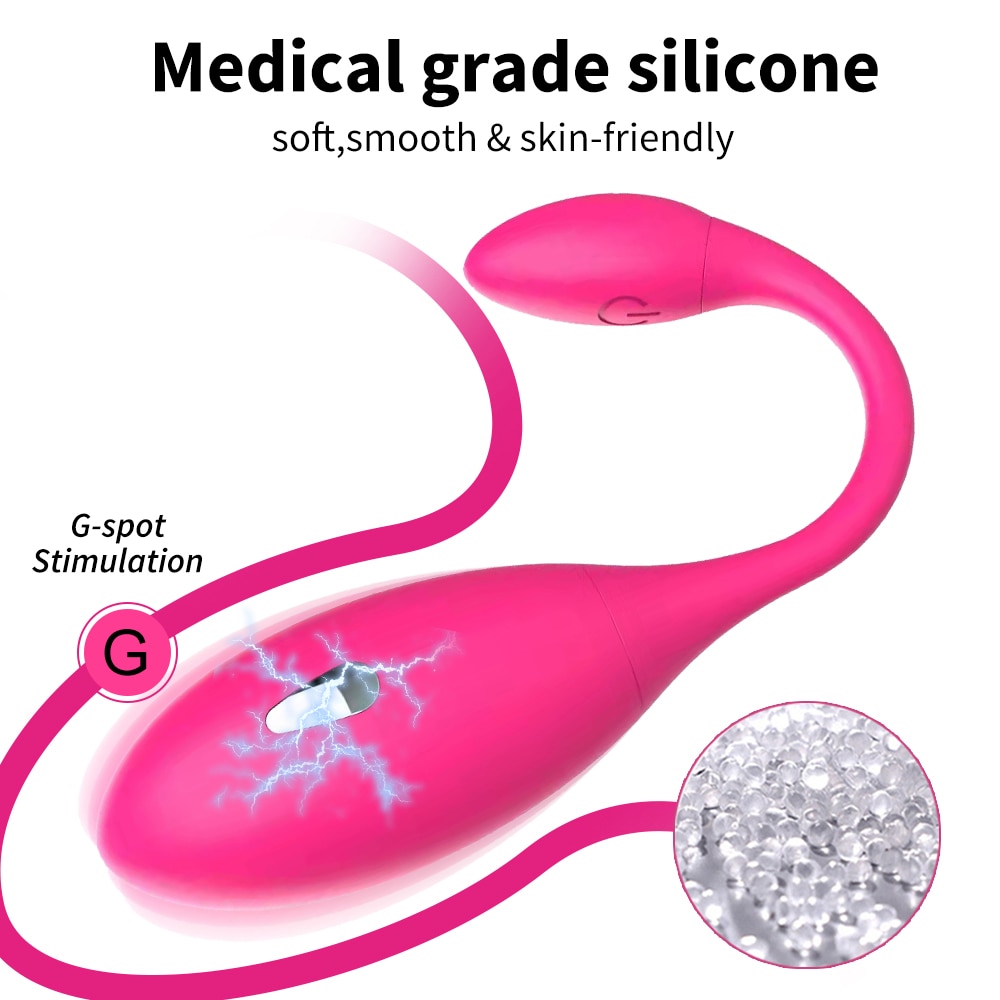 Trứng rung sốc Levett điều khiển bluetooth tiện lợi, kích thích