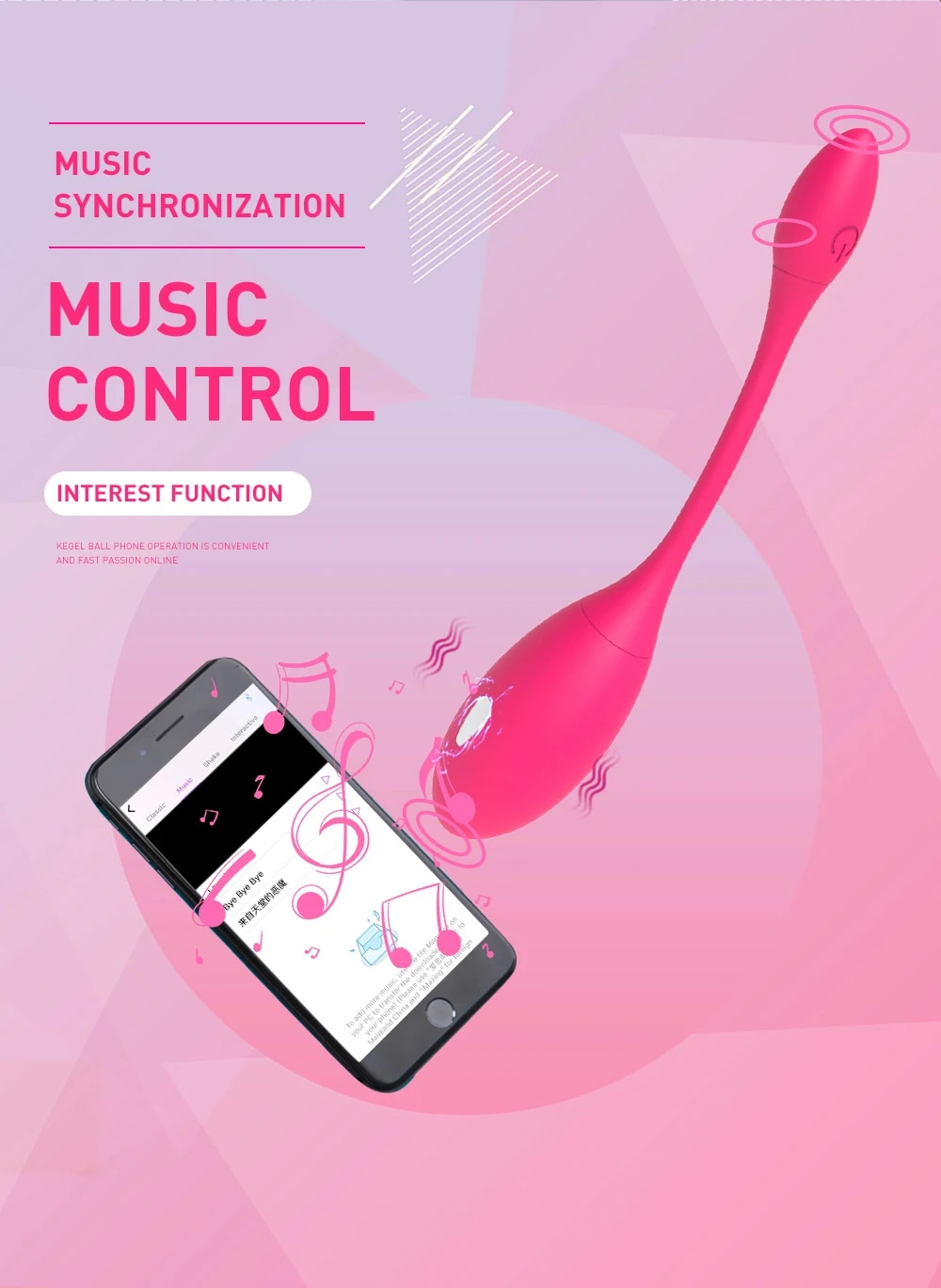 Trứng rung sốc Levett điều khiển bluetooth tiện lợi, kích thích