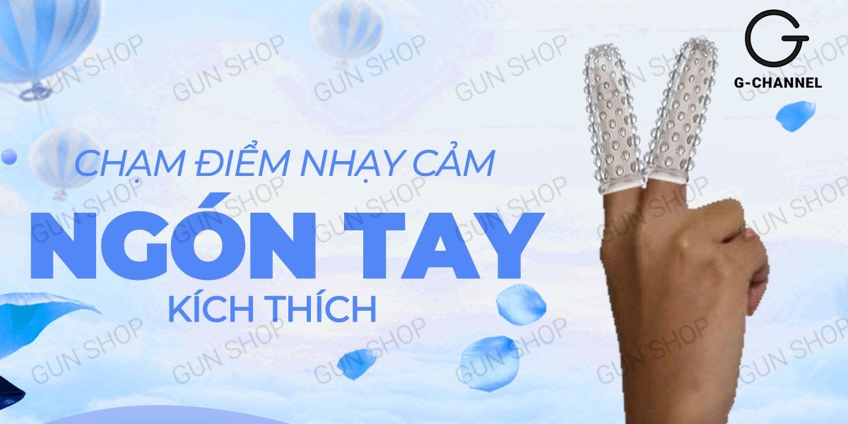 Mua Bao cao su 2 ngón tay dài Aichao - Gai nổi lớn - Hộp 2 cái  giá sỉ