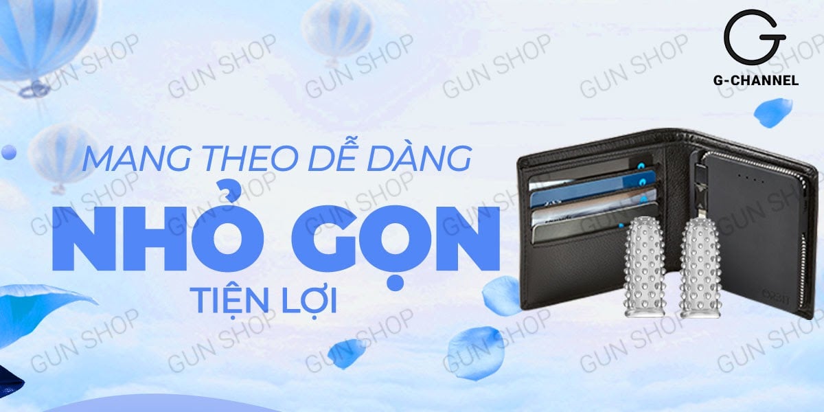 Mua Bao cao su 2 ngón tay dài Aichao - Gai nổi lớn - Hộp 2 cái  giá sỉ