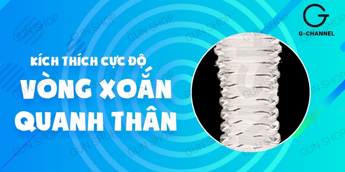 Địa chỉ bán Bao cao su đôn dên tăng kích thước rung - Aichao Xanh  nhập khẩu
