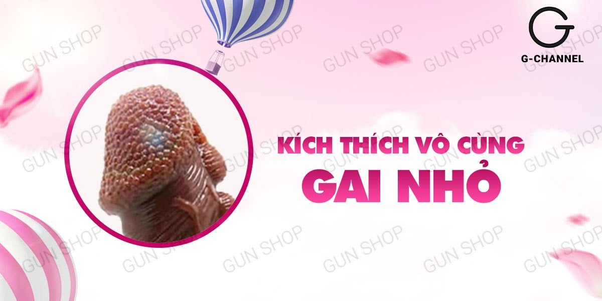 Bao cao su dên tăng kích thước có dây đeo Baile Braveman 14x4cm phát triển kích thích chọn ngay