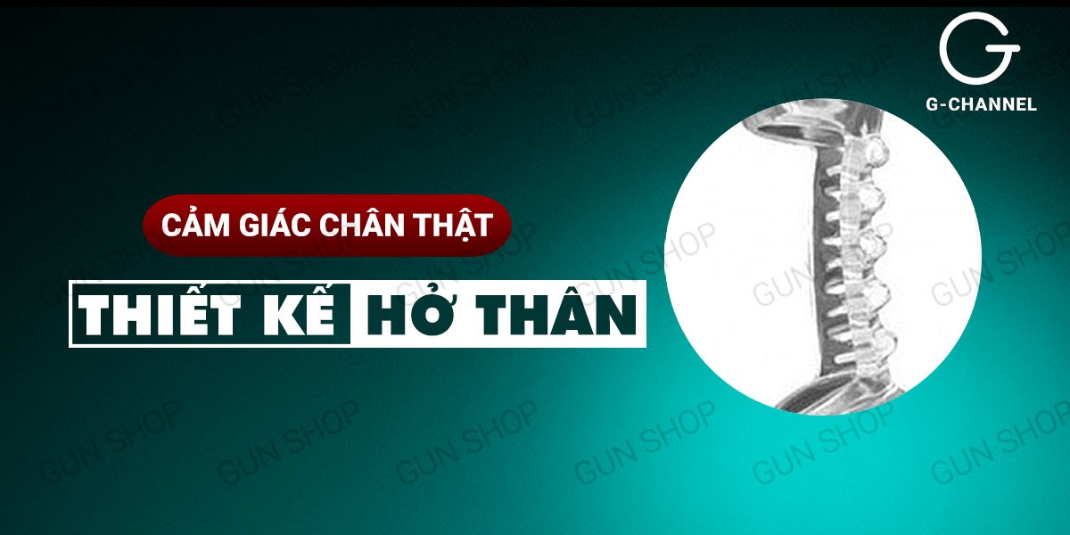 Bao cao su đôn dên Wild Knight chống tuột tăng kích thước