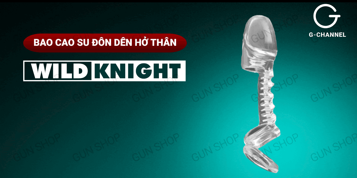 Bao cao su đôn dên Wild Knight vòng thắt chống tuột an toàn