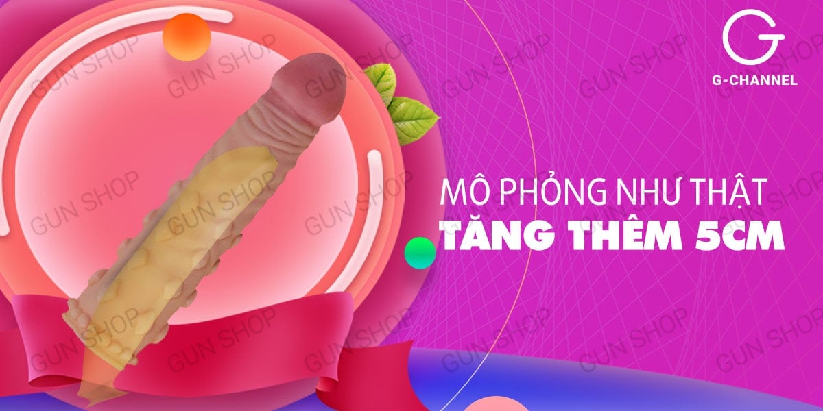 Bao cao su đôn dên Lovetoy tăng kích thước 5cm nâng tầm cảm xúc
