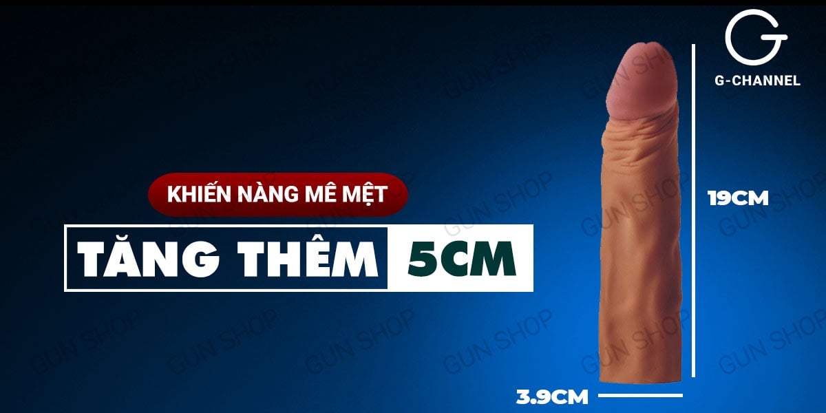 Bao cao su đôn dên tăng kích thước Lovetoy kéo dài thêm 5cm an toàn