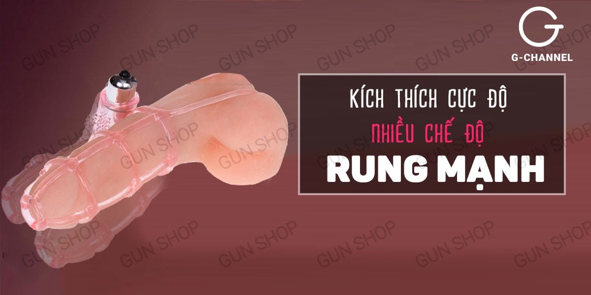 Nơi bán Bao cao su đôn dên tăng kích thước lưới rung Baile Sweet Case  tốt nhất