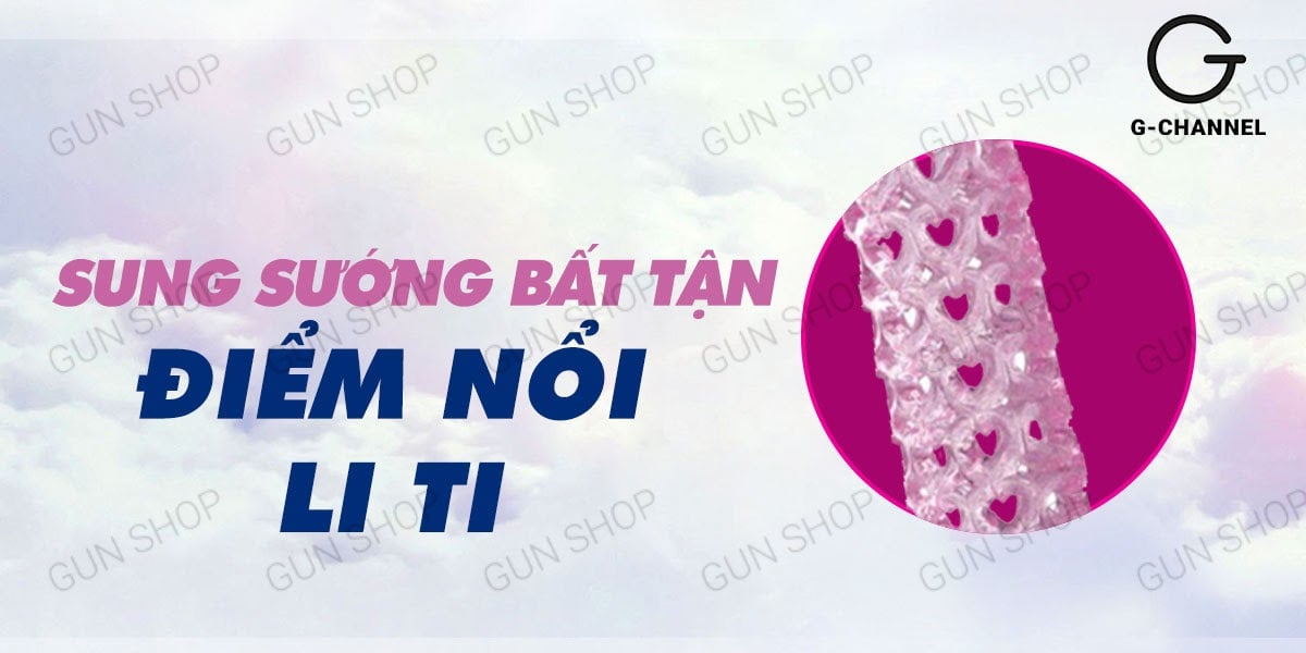 Cửa hàng bán Bao cao su đôn dên tăng kích thước có rung Baile Hoa hồng  giá sỉ