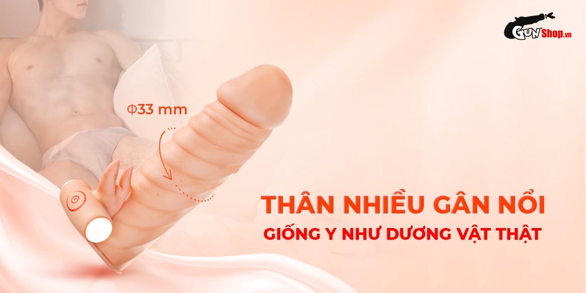 Bao cao su đôn rên rung Leten Thread Rhythm tăng cực khoái, siêu mềm