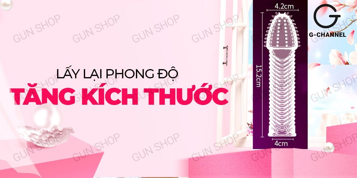 Review Bao cao su đôn dên tăng kích thước Aichao - Gân gai giá rẻ