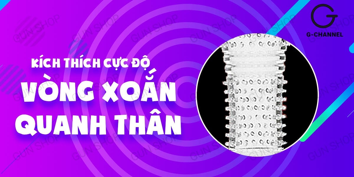 Bao cao su đôn dên rung mạnh tăng kích thước – Đặt mua Aichao
