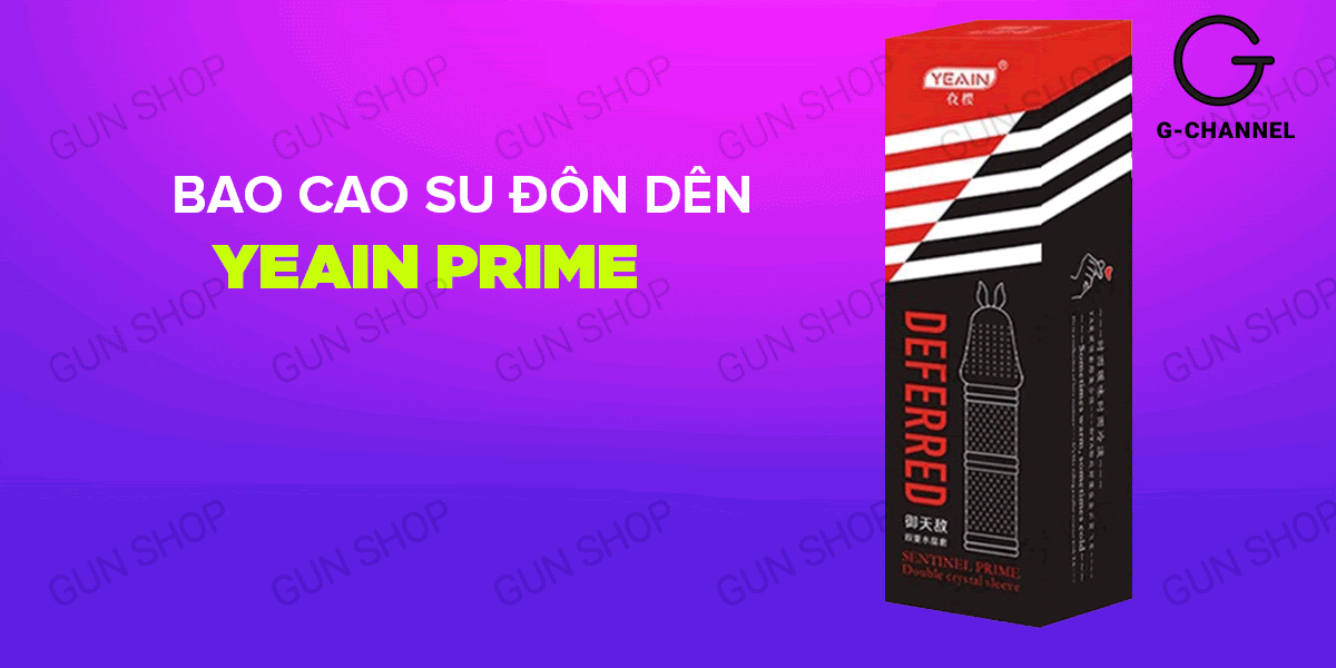 Review Bao cao su đôn dên tăng kích thước Yeain Sentinel Prime  cao cấp