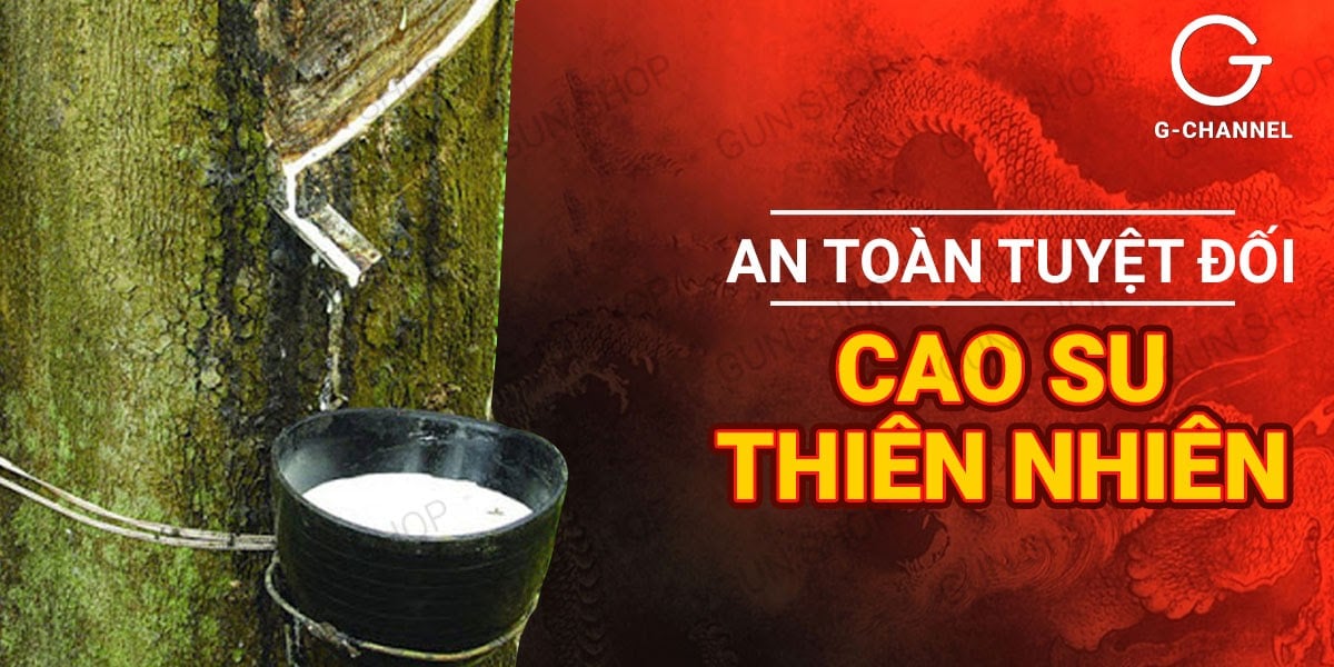 Bao cao su Dragon gân gai bi lớn tăng khoái cảm an toàn