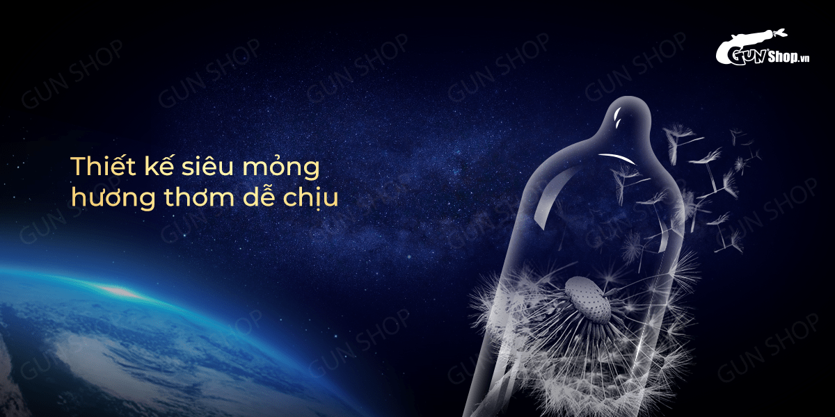 Bao cao su Durex Fetherlite siêu mỏng gel bôi trơn hộp 12