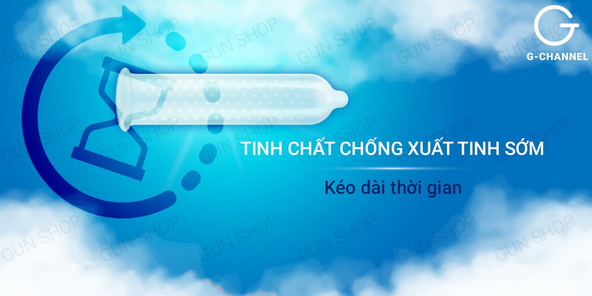 Supermen Long Love 120 cái - Bao cao su kéo dài - Siêu bền