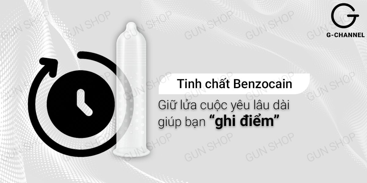 Bao cao su Rocmen Long Shock kéo dài quan hệ an toàn 12 cái