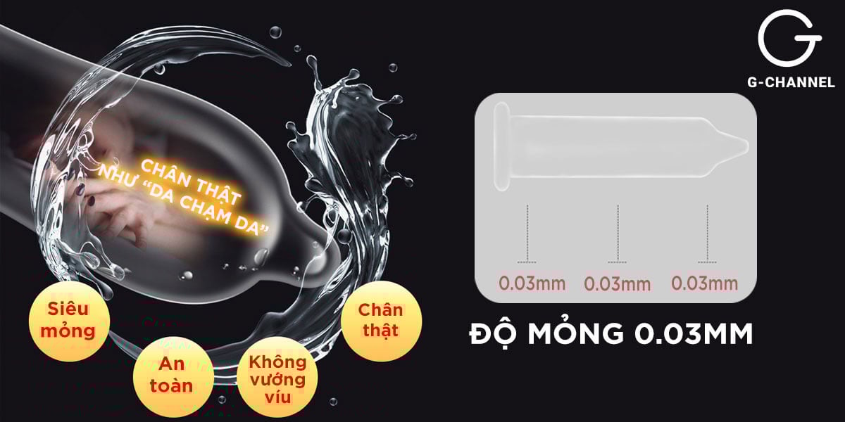 Shop bán Bao cao su Sagami Feel Up - Siêu điểm nổi - Hộp 10 cái  loại tốt