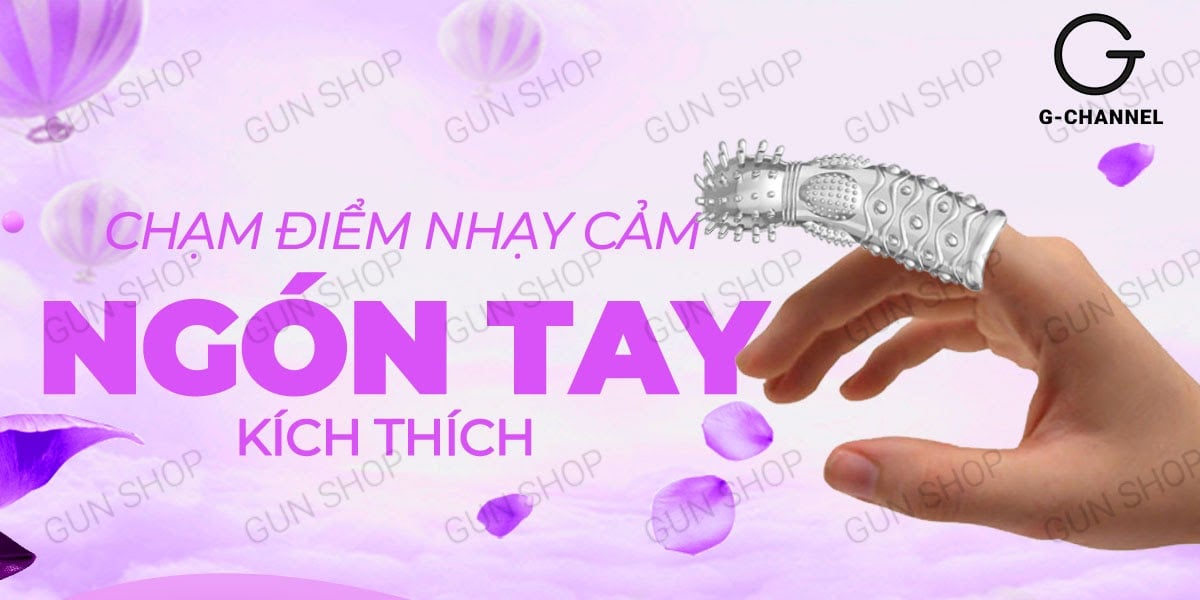 Bao cao su ngón tay Aichao A-spot 5 gai lớn tăng khoái cảm