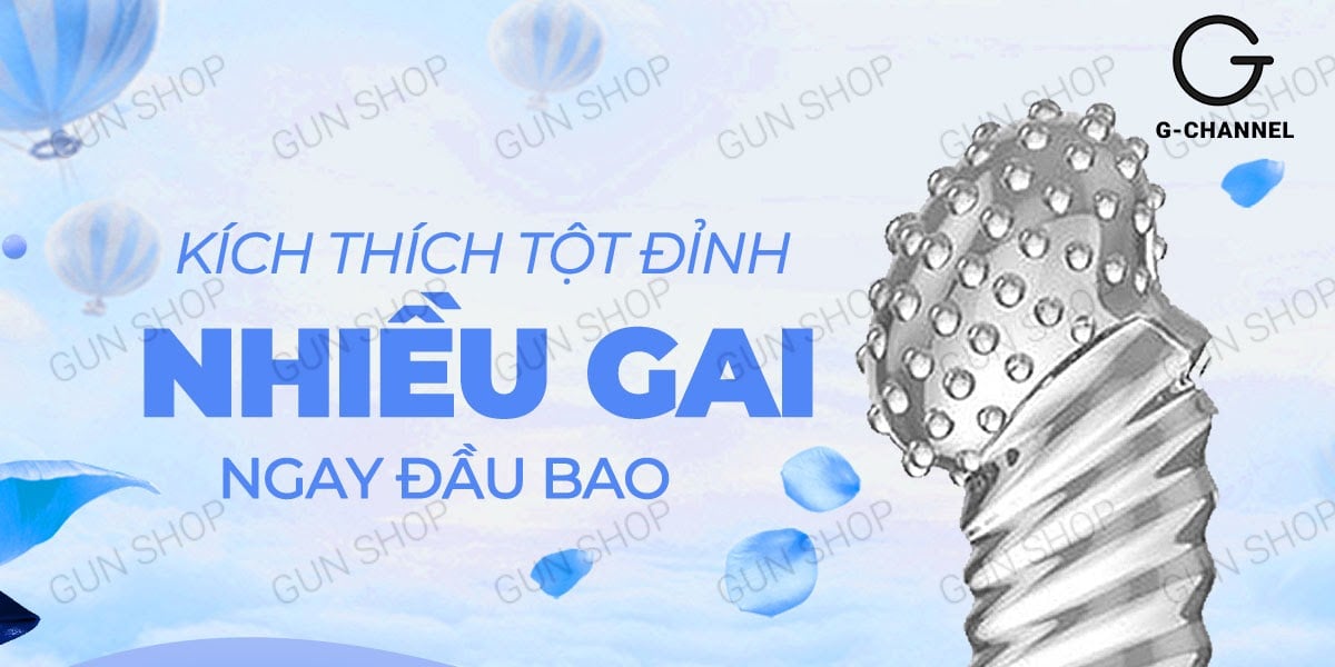 Bao cao su ngón tay Aichao G-spot gai nổi lớn kích thích mạnh