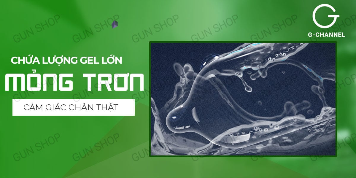 Bao cao su OKHQ hương bạc hà hộp 144 cái siêu mát, an toàn