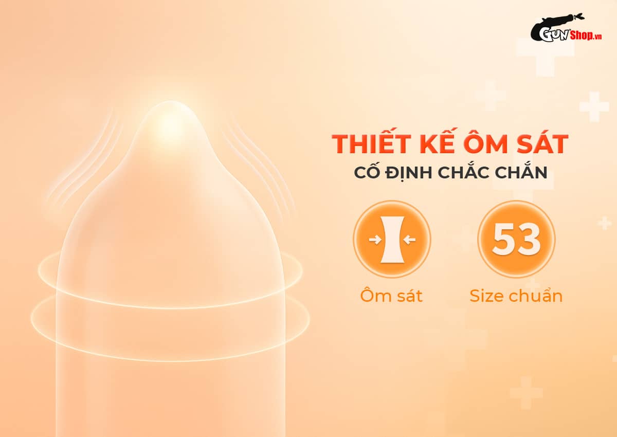 Bao cao su Okamoto hương cam mát lạnh siêu trơn mượt hộp 10