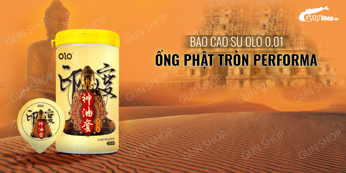 Bao cao su OLO siêu mỏng 0.01 gân gai kéo dài thời gian