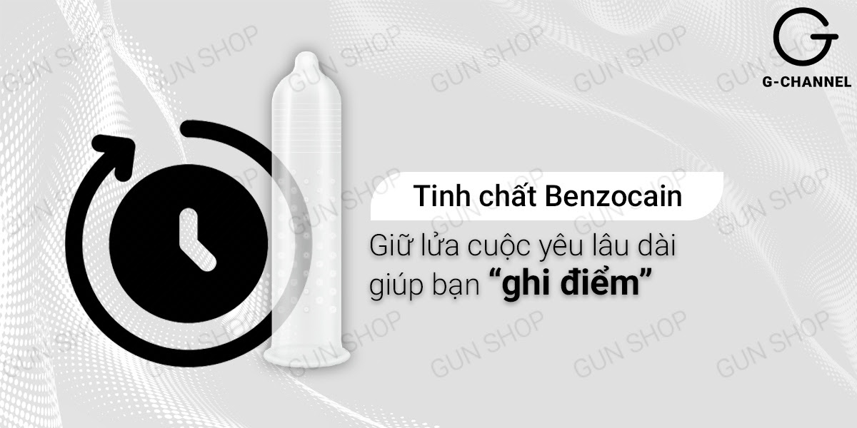 Bao cao su Rocmen Long Shock Hộp 12 cái Kéo dài cực khoái an toàn