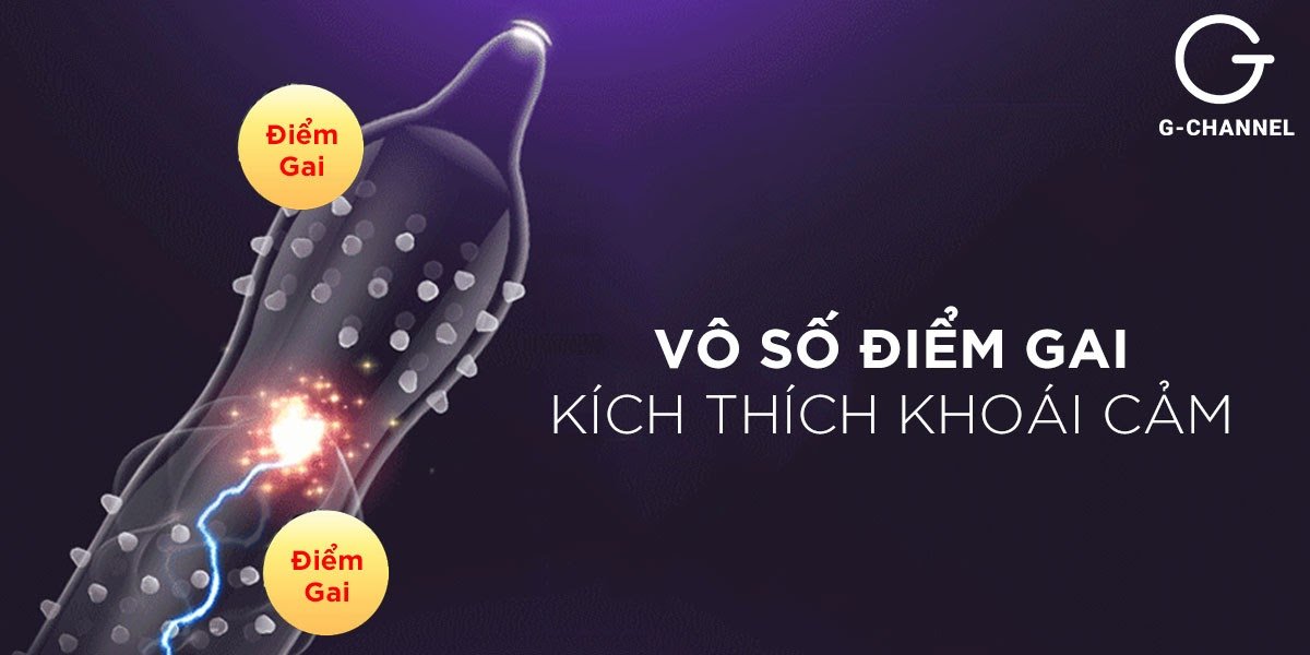 Bao cao su Sagami Feel Up siêu mỏng siêu gai tăng khoái cảm