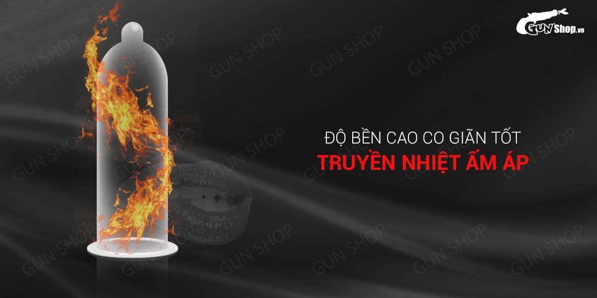 Bao cao su SO Classic mỏng gel bôi trơn siêu an toàn 12 cái
