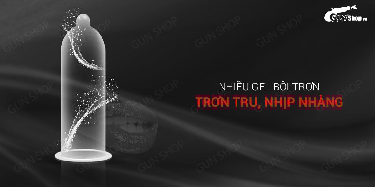 Bao cao su SO Classic mỏng gel bôi trơn siêu an toàn 12 cái