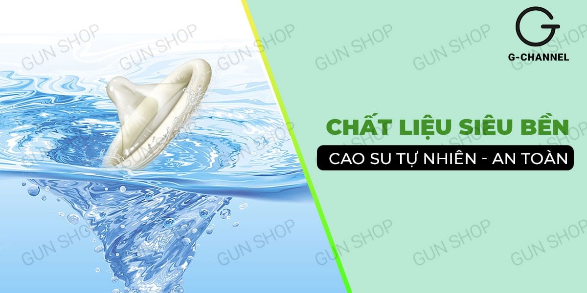 Bao cao su Toshiro siêu mỏng, thoải mái an toàn, hộp 10 cái