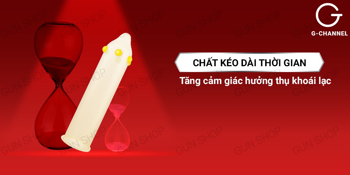 Bao cao su X-men bi to gai li ti siêu mỏng kéo dài cảm giác