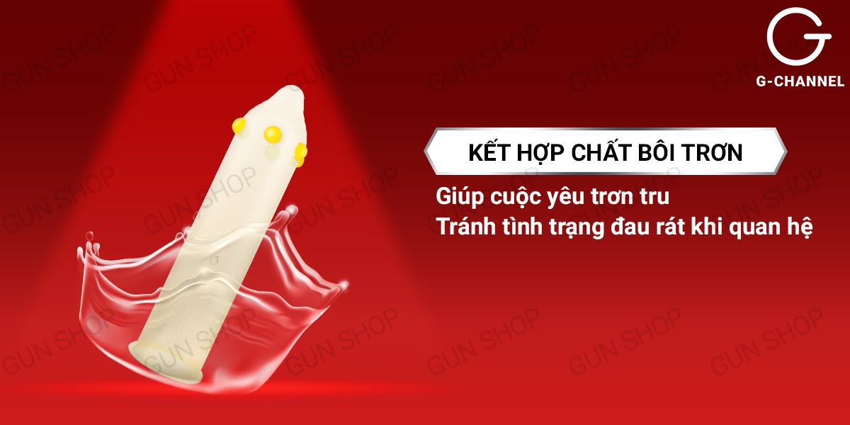 Bao cao su X-men bi to gai li ti siêu mỏng kéo dài cảm giác