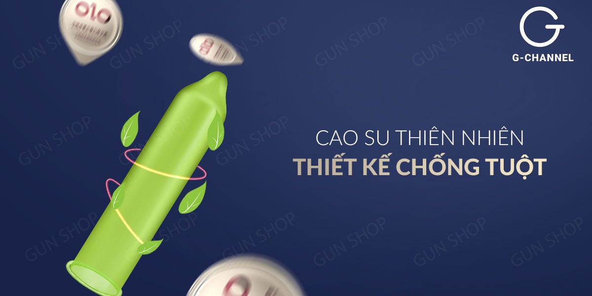 Bao cao su OLO 0.01 xanh siêu mỏng mát lạnh kéo dài đỉnh cao