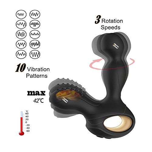 Máy rung hậu môn Cako NV Toys sưởi ấm điều khiển pin sạc