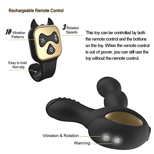 Máy rung hậu môn Cako NV Toys sưởi ấm điều khiển pin sạc